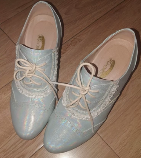 出星夜彩虹布洛克sax色  38码 买来穿...