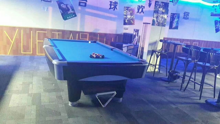 台球馆不开了，台湾品牌金伯朗台球桌低价出售...