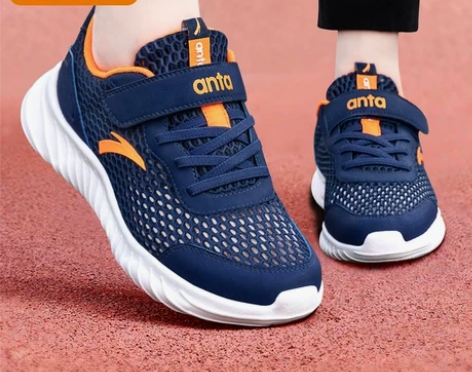 安踏儿童网鞋男童鞋子2022夏季新款大网眼...