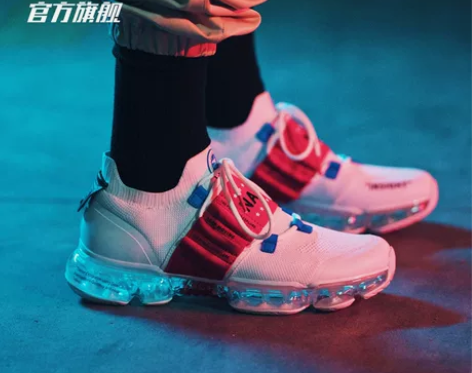 安踏全掌气垫鞋男跑步鞋网面透气品牌正品男鞋...