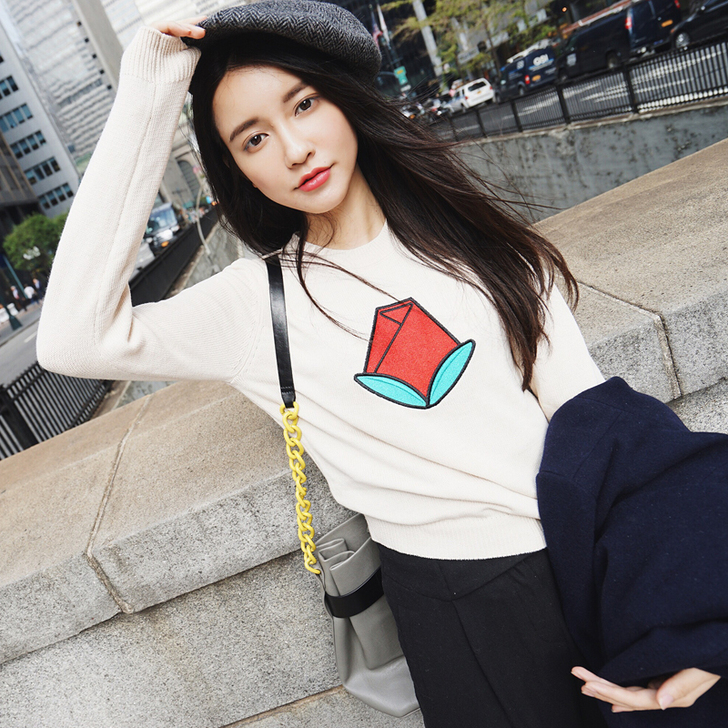 【请勿上架】 春装2017新款女素色打底针...