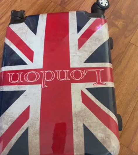 英国国旗复古米字旗拉杆旅行箱 英伦时尚…2...