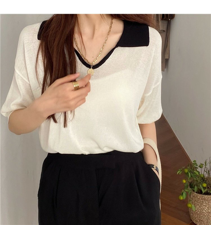 针织衫chic早秋季上衣新款装毛衣女202...