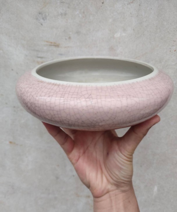 漂亮开片大笔洗