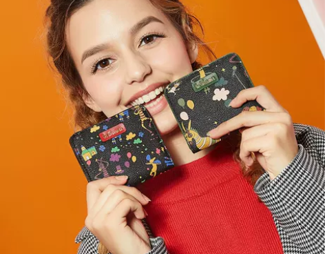 ?bromen bags/不莱玫 钱包 细...