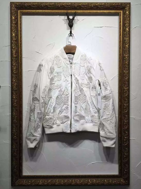 2016秋冬新款刺绣情侣装男士 修身港风潮...