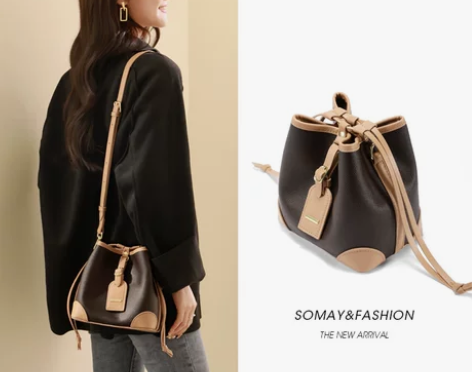 Somay秋冬包包女2021新款时尚单肩斜...