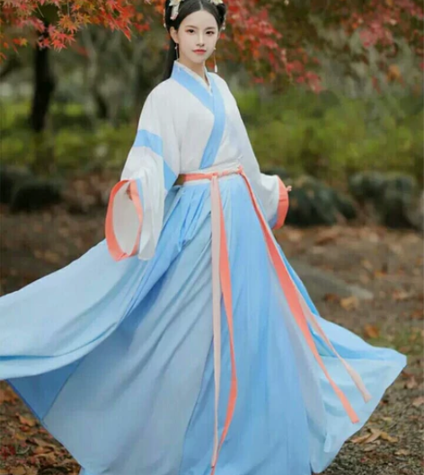 弦玥记原创汉服愿君心思吾心晋制交领齐腰襦裙...
