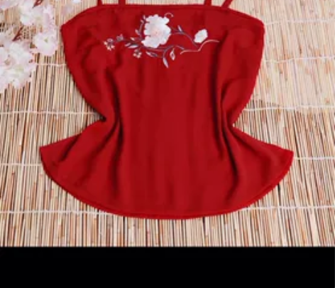 两件包邮 如梦霓裳汉服 女刺绣花吊带抹胸 ...