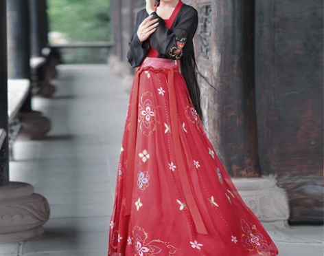 如梦霓裳春夏汉服女装对襟襦裙[忆瑶姬]八原...