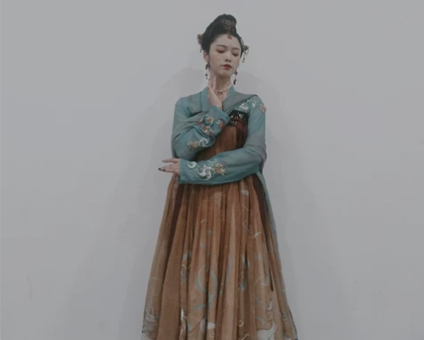 都城南庄汉服 无妄海 齐胸襦裙敦煌重色绣花...