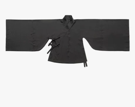 都城南庄汉服原创竹丝棉白色浅肉色中衣交领可...