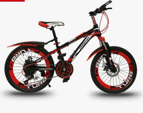 凤凰自行车20寸学生山地车铝合金/高碳钢单...