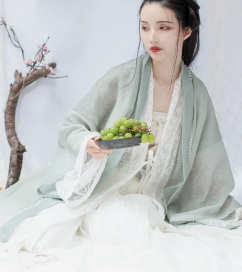 司南阁原创清平乐府汉服女款宋制 仅淡绿色外...