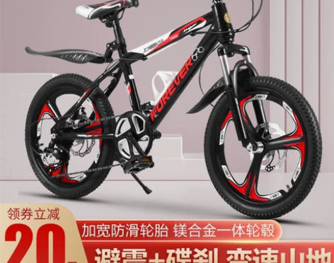 永久自行车 儿童7-10-12岁以上中大童...