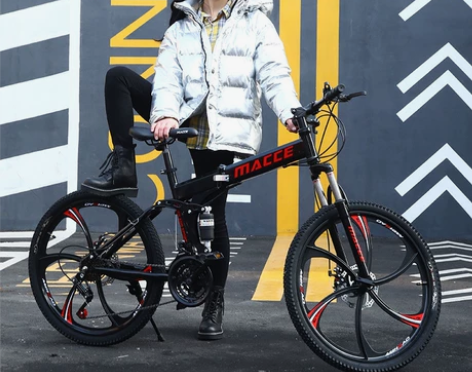 【改行 甩 甩 甩】折叠山地车自行车男变速...