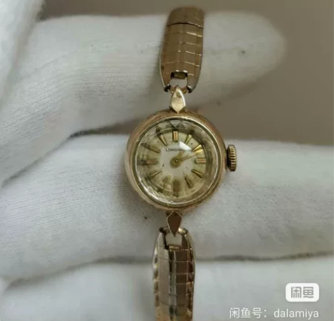 瑞士产浪琴女表 包金表壳原装带标把头不计把...