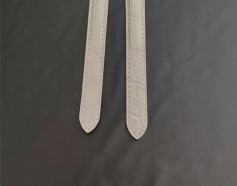 代用卡地亚坦克TANK鳄鱼皮手表带男女ca...