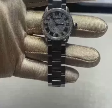 Cartier 卡地亚手表！精钢满天星后镶...