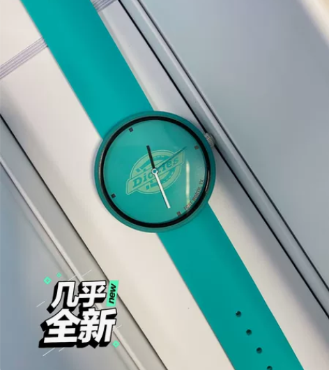 Dickies手表情侣款时尚潮流彩色果冻硅...