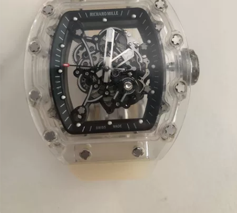 全透明机械手表，西铁城自动机芯，成色还不错...