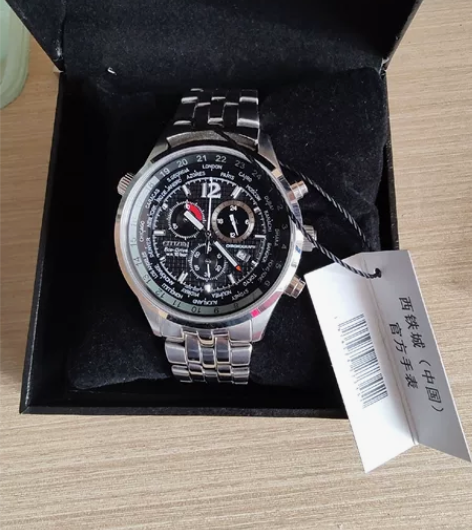 转西铁城光动能手表 朋友送的,自定义九五新...