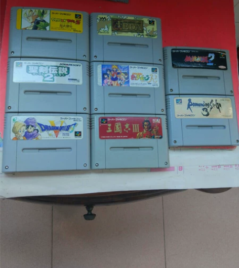 sfc 游戏，原装正版，美少女战士，饿狼传...