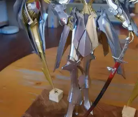 五星物语1/100造型村 奥津 奥金 白模...