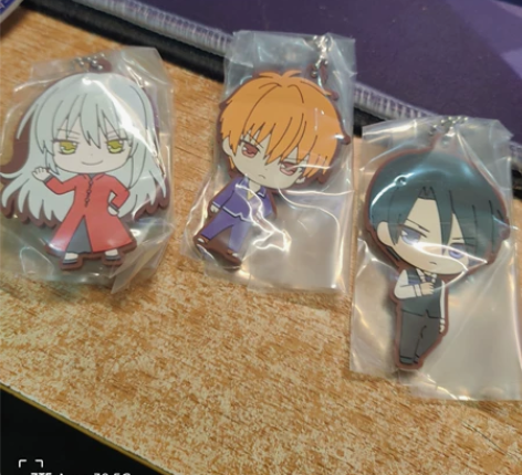 水果篮子 扭蛋  橡皮造型系列 如图三个 ...