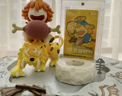 石器时代手办/模型/公仔/轻土之金虎小豆丁...