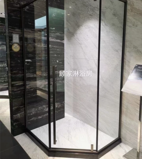 极简钻石型浴房隔断/整体浴室/玻璃家用/卫...