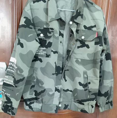 男士迷彩服，春秋款外套M码，165/88A...