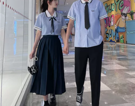 班服学院风高中生夏季英伦女生毕业裙子短袖套...