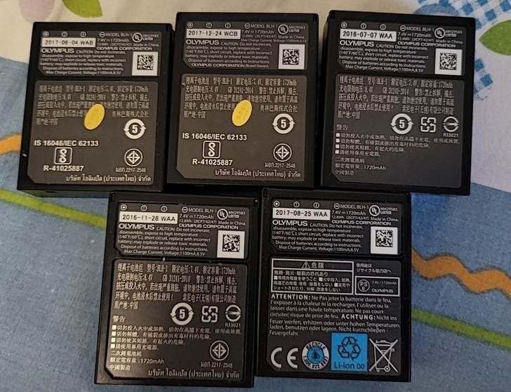 奥林巴斯BLH-1原装电池E-M1X E-...