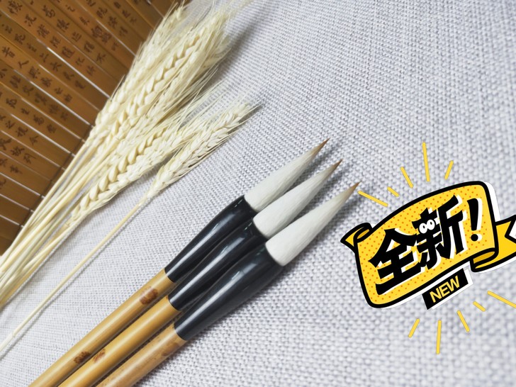 学生毛笔培训班专用毛笔，不开叉不掉毛行草楷...