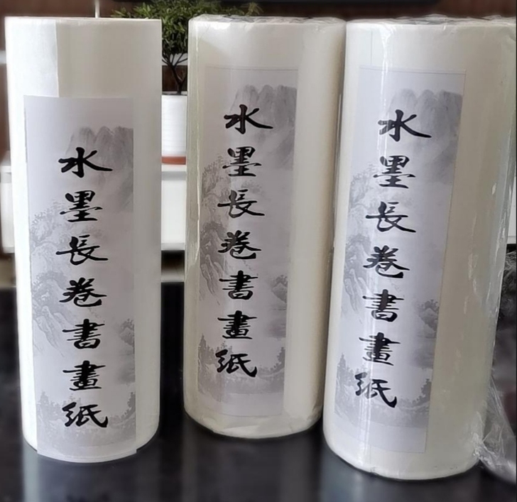 加厚长卷书法宣纸35*100cm两卷68包邮