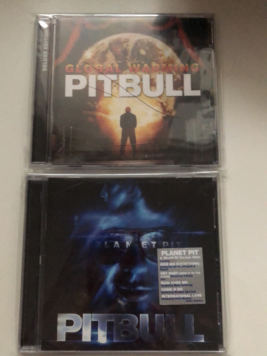 pitbull cd两张打包 已拆封 碟片...