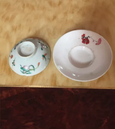 老盖碗盖老茶托，特价包邮不议价，品相如图，...