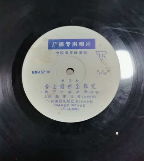 旧唱片，苦去甜来全靠党等，50元 感兴趣的...
