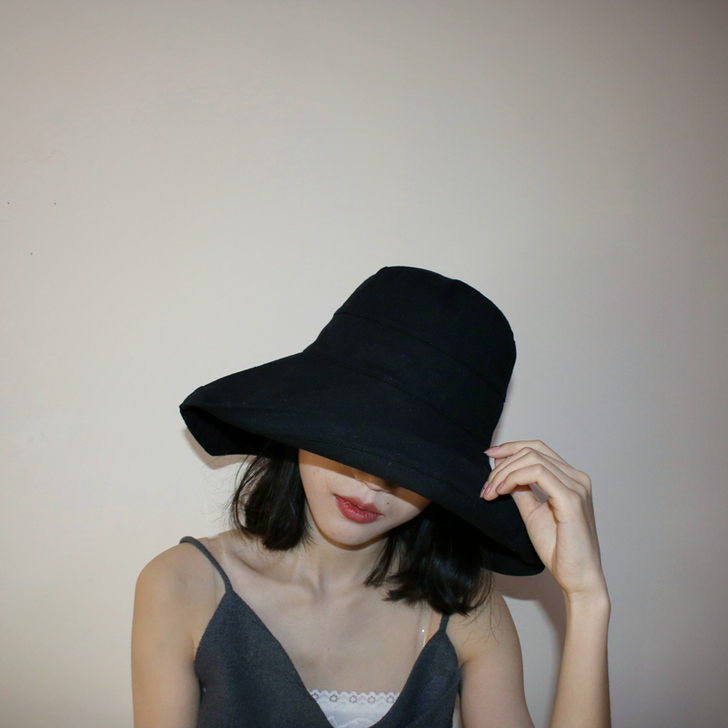 新帽子没洗过就带过一次