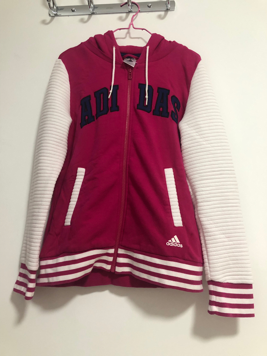 adidas新款棒球休闲加绒帽衫 服装款式...