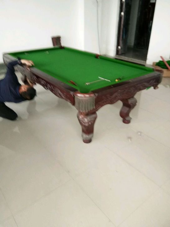 二手雕刻台球桌