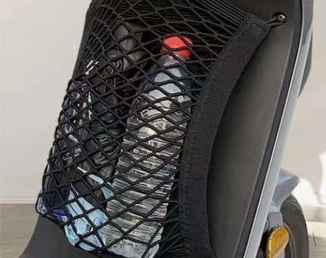 新大洲本田S07收纳网电动车改装前头储物网...