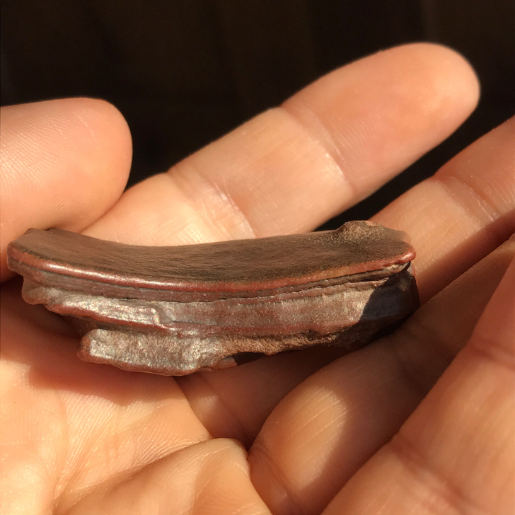 银根红碧玉 老皮 枕头 笔搁 茶搁 文房石...