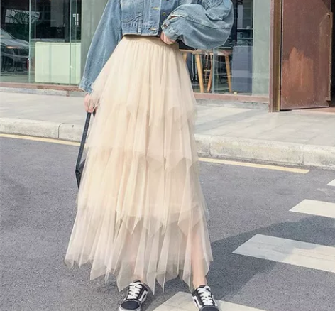 网纱裙 公主裙 蛋糕裙 仙女裙 秋冬半身裙...