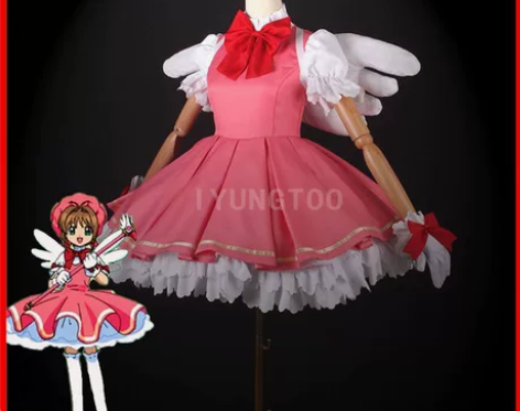 百变小樱红白战斗cos服 什么都不缺的大全...