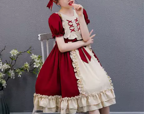 公主裙 公主裙萝莉塔裙女童初秋衣服2022...