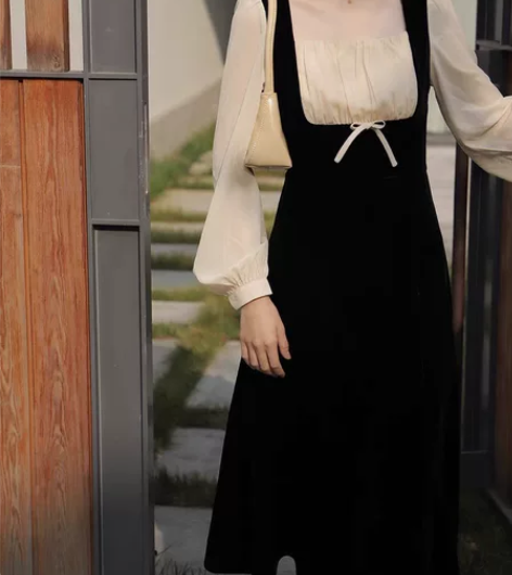 LiangChi 独家限量 法式复古赫本风...