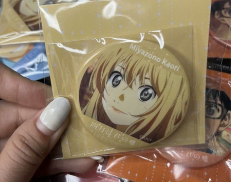 【官谷】星河动漫四月是你的谎言 吧唧 徽章...