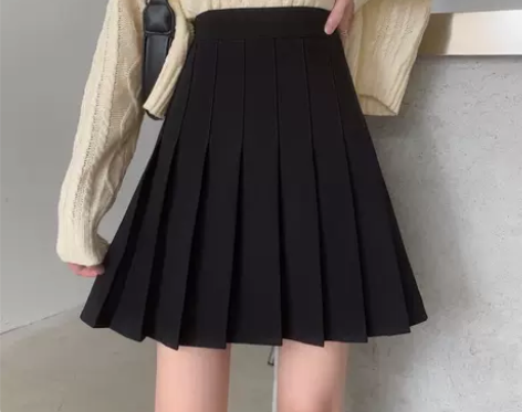 加长百褶裙女半身裙春夏大码胖mm高腰显瘦短...